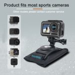 RUIGPRO Klettverschluss Rucksack Rec-Mounts Clip Klemmhalterung mit Schraube für GoPro HERO9 Black / HERO8 Black /7/6/5/5 Session /4 Session /4/3+ /3/2/1, DJI Osmo Action, Xiaoyiund andere Actionkameras, Hook and Loop Fastener Clip – Bild 9