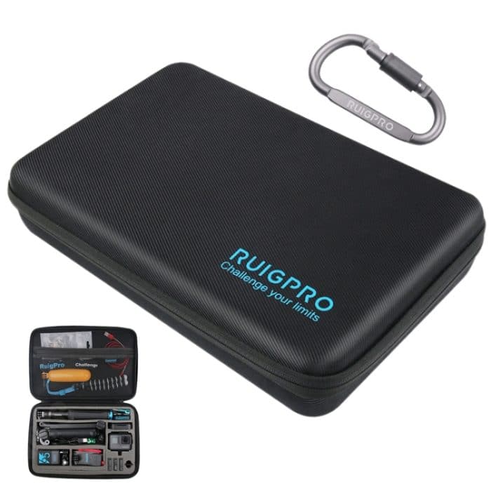 RUIGPRO stoßfeste, wasserdichte, tragbare Kofferbox für DJI Osmo Action, Größe: 33,5 cm x 22,7 cm x 6,3 cm, Large – Bild 1