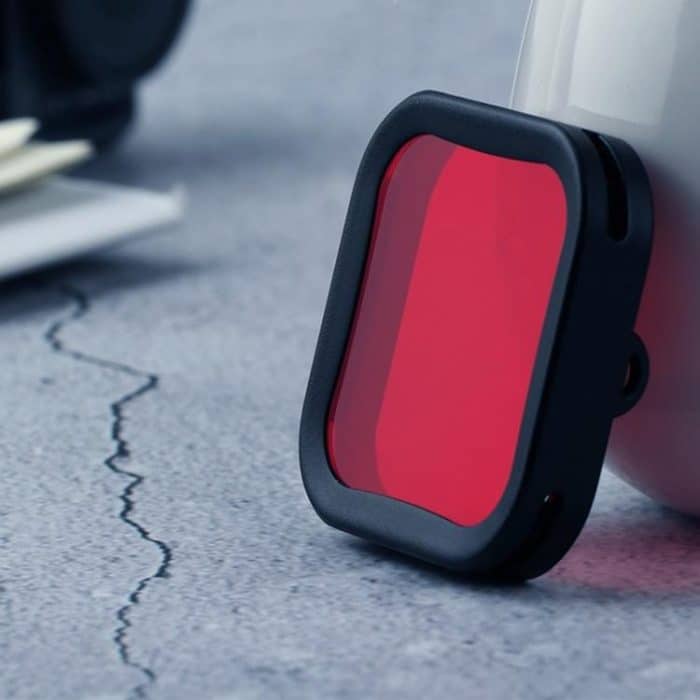 DOP0095R.jpg Gehäuse-Tauchfarblinsenfilter für DJI Osmo Action 1, Red, Purple, Pink – Bild 1