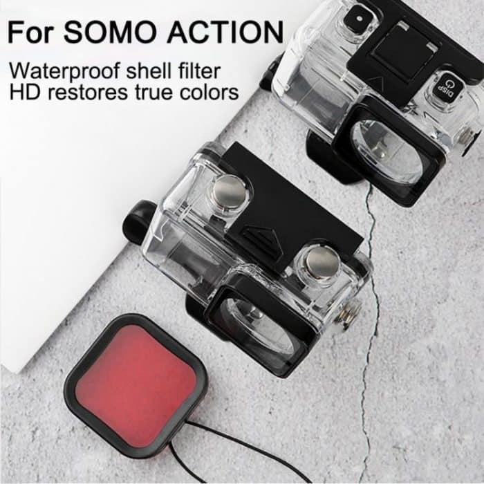 Gehäuse-Tauchfarblinsenfilter für DJI Osmo Action 1, Red, Purple, Pink – Bild 7