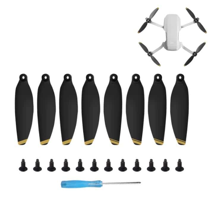 8 Teile/satz Sunnylife 4726F Geräuscharme Schnellverschluss-Flügelpropeller für DJI Mavic Mini 1, For DJI Mavic Mini 1 Gold, For DJI Mavic Mini 1 Silver – Bild 1