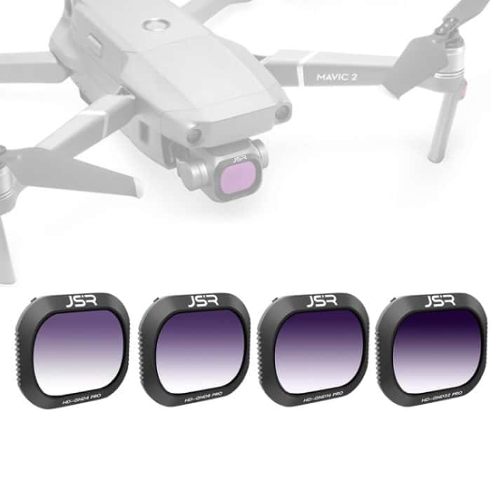 JSR Drone 4 in 1 Gradient GND4 + GND8 + GND16 + GND32 Objektivfilter für DJI MAVIC 2 Pro – Bild 1