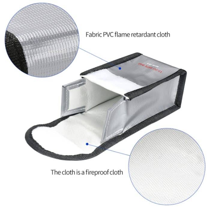 RCSTQ für DJI FPV Combo, 2 x Batterien, Li-Po, sichere, explosionsgeschützte Aufbewahrungstasche, For DJI FPV Combo 2 x Batteries – Bild 6