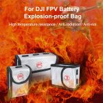 RCSTQ für DJI FPV Combo, 2 x Batterien, Li-Po, sichere, explosionsgeschützte Aufbewahrungstasche, For DJI FPV Combo 2 x Batteries – Bild 7