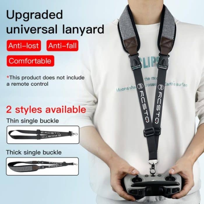RCSTQ Dicker Anti-verlorener Anti-Fall-Halsbandhalter-Lanyard für DJI FPV-Fernbedienung – Bild 3