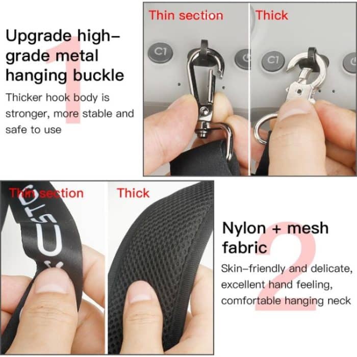 RCSTQ Dicker Anti-verlorener Anti-Fall-Halsbandhalter-Lanyard für DJI FPV-Fernbedienung – Bild 5