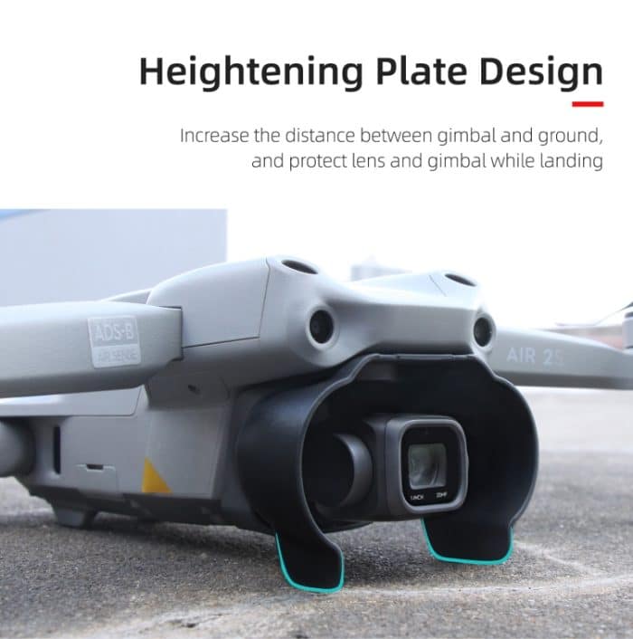 Sunnylife A2S-Q9350 Kameraobjektiv Sonnenschutz Blendschutzhaube für DJI Air 2S / Mavic Air 2, For DJI Air 2S – Bild 6