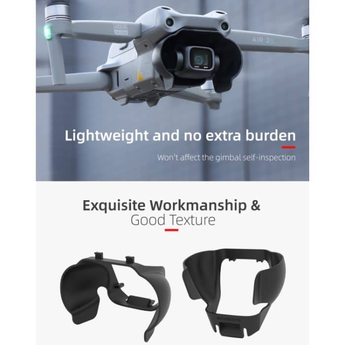 Sunnylife A2S-Q9350 Kameraobjektiv Sonnenschutz Blendschutzhaube für DJI Air 2S / Mavic Air 2, For DJI Air 2S – Bild 8