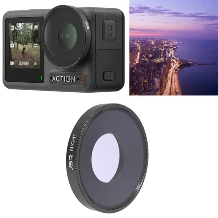 JSR NIGHT Objektivfilter für DJI Osmo Action 3 – Bild 1