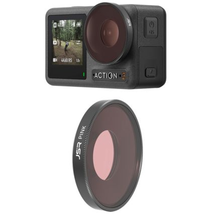 JSR Diving Farblinsenfilter für DJI Osmo Action 3, Diving Pink Filter, Diving Purple Filter, Diving Red Filter