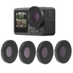 JSR 4 in 1 ND8PL / ND16PL / ND32PL / ND64 PL Objektivfilter für DJI Osmo Action 3