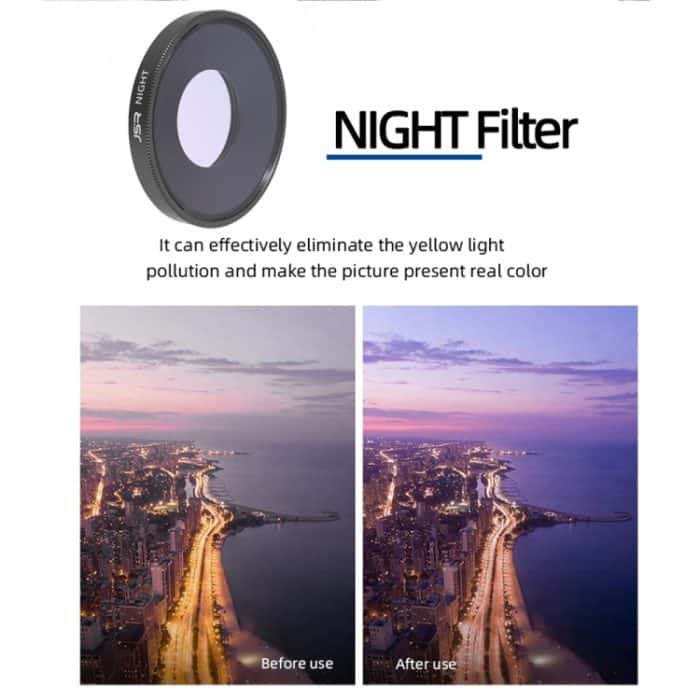JSR 8 in 1 Streak Blue CPL ND8 ND16 ND32 ND64 STAR NIGHT Objektivfilter für DJI Osmo Action 3 – Bild 8