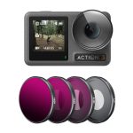 Für DJI Action 3 STARTRC 4 in 1 ND16 + ND32 + ND64 + CPL Objektivfilter