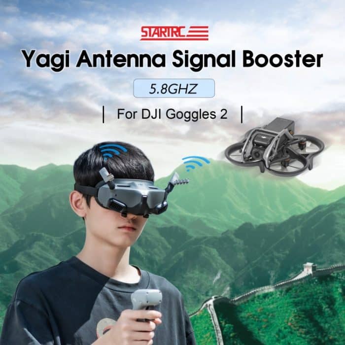 Für DJI Avata Goggles 2 STARTRC 5,8 GHz Yagi-Antennen-Signalverstärker, For DJI Avata Goggles 2 – Bild 3