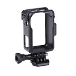 Für DJI Osmo Action 3 Vertikaler Kunststoff-Schutzrahmenkäfig mit Kaltschuhen, Plastic (Black) – Bild 2