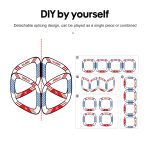 Für DJI FPV STARTRC 5-in-1-Drohnen-Hindernisvermeidungs-Trainingsstrecke Wettkampfübungs-Hindernistor Quadratische Portaltür – Bild 4