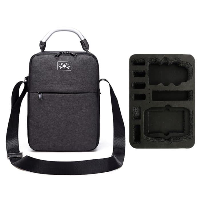 Für DJI Mini 2 SE, stoßfeste Tragetasche mit einer Schulter, Größe: 30 x 22 x 8,5 cm, Black – Bild 2