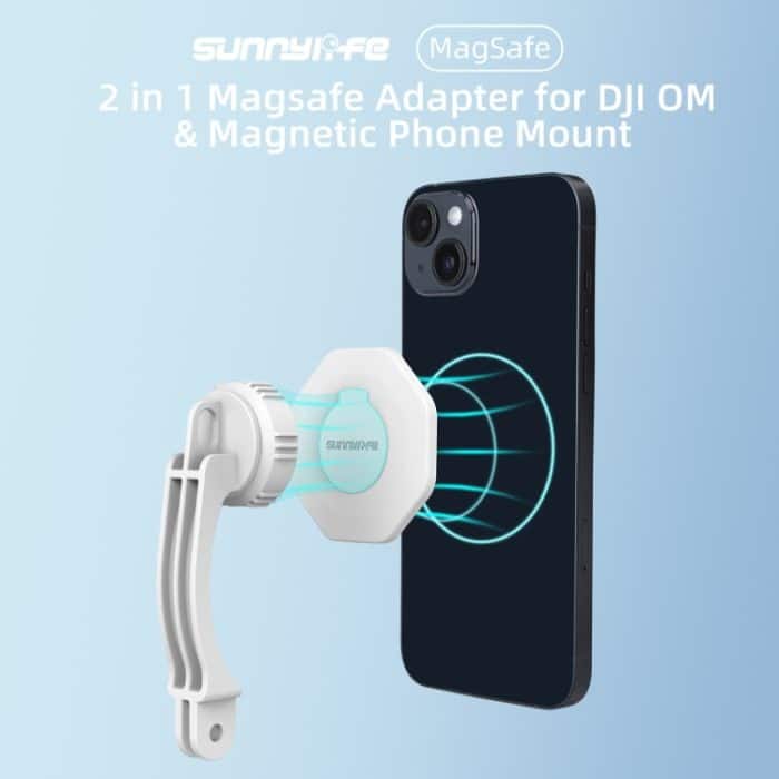 Für DJI OM6 / 5/4/4 SE Sunnylife ZJ561 Magsafe Adapter Telefonhalter, For DJI OM6 / 5 / 4 / 4 SE Magnetic Adapter – Bild 2