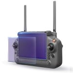 Für DJI RC Plus mit Bildschirm STARTRC 2 Stück mattierte violette Augenschutzfolie aus gehärtetem Glas