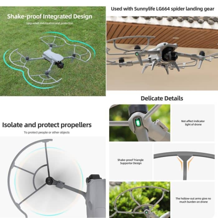 Für DJI Air 3 Sunnylfe Drone Propeller Schutzschutz Antikollisionsring, For DJI Air 3 – Bild 4