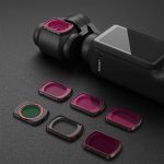 Für DJI OSMO Pocket 3 STARTRC 6 in 1 ND8 + ND16 + ND32 + ND64 + ND256 + CPL einstellbarer Objektivfiltersatz