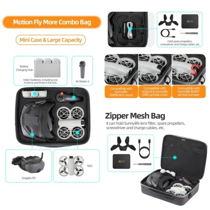 Für DJI Neo Sunnylife Handheld-Aufbewahrungstasche, For DJI Neo – Bild 6