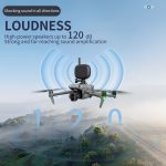STARTRC Drohnen-Megaphon, kabelloser tragbarer Lautsprecher, 3 km Steuerung für DJI Mavic/Air/Mini-Serie, 3KM Control – Bild 4