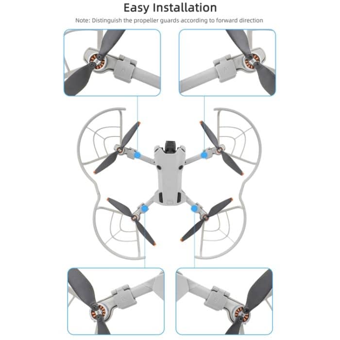 Für DJI Mini 4 Pro Sunnylife N4P-KC712 Drone Propeller Schutz Schutz Anti-kollision Ring, For DJI Mini 4 Pro – Bild 8