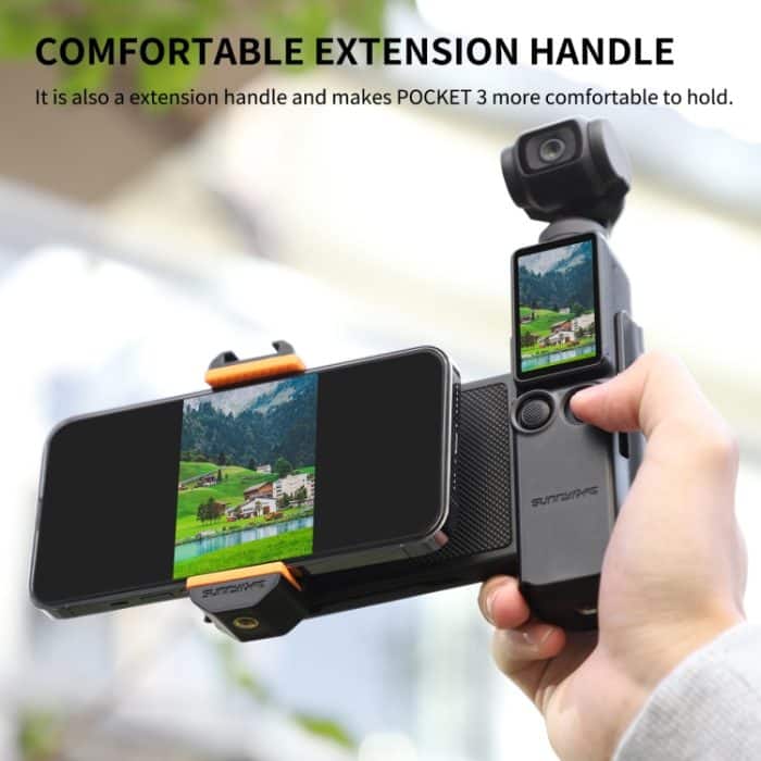 Für DJI OSMO Pocket 3 Sunnylife OP3-AD744 Erweiterter Telefonklemmenhalter mit Aufbewahrungskoffer, OP3-AD744 – Bild 7