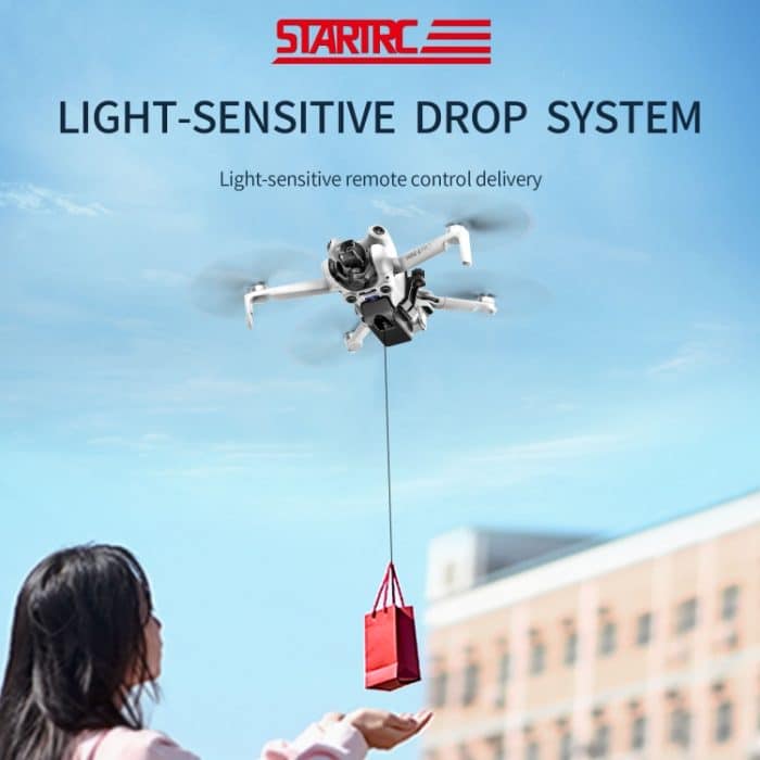 Für DJI Mini 4 Pro STARTRC LED Light Air-Dropping System Thrower Parabolic – Bild 2