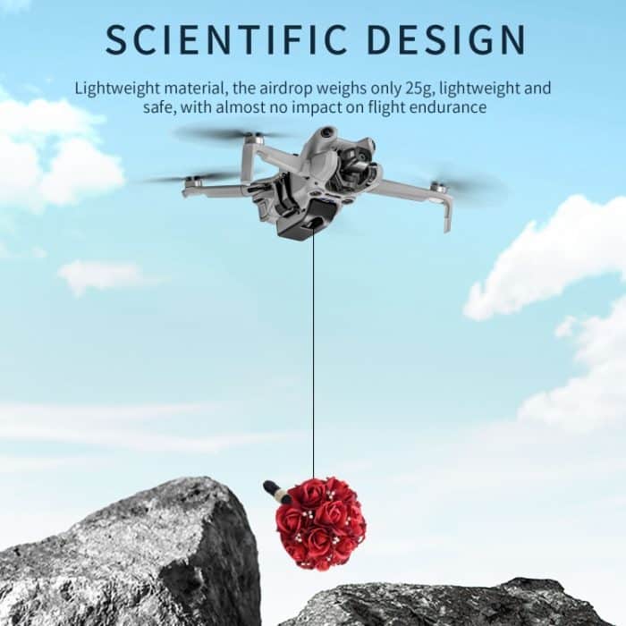 Für DJI Mini 4 Pro STARTRC LED Light Air-Dropping System Thrower Parabolic – Bild 5