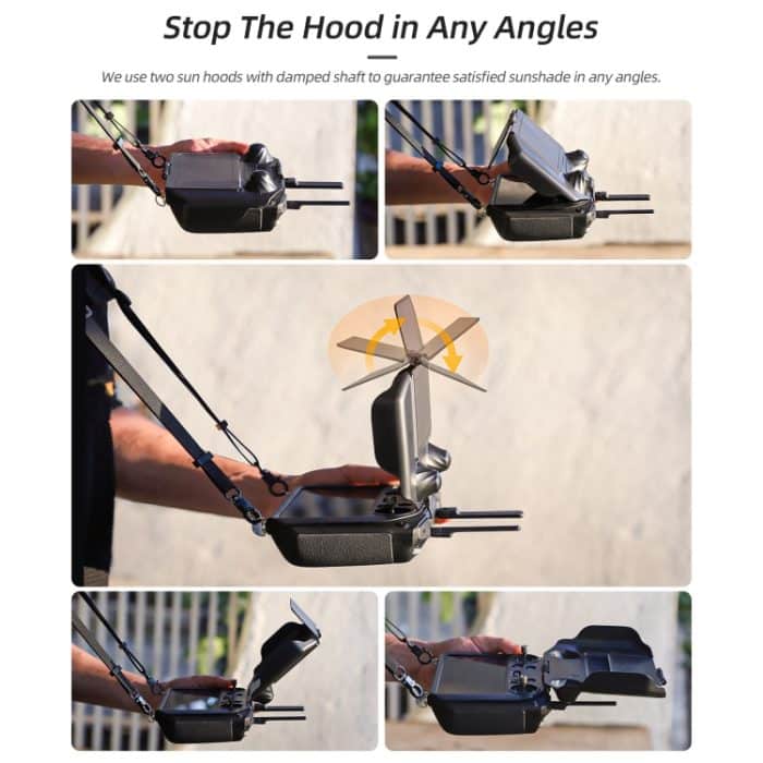 Für DJI RC Pro Sunnylife 2 in 1 Controller-Schutz, Sonnenblende, Bildschirmschutz, Monitor-Sonnenschutz-Abdeckung, For DJI RC Pro – Bild 3