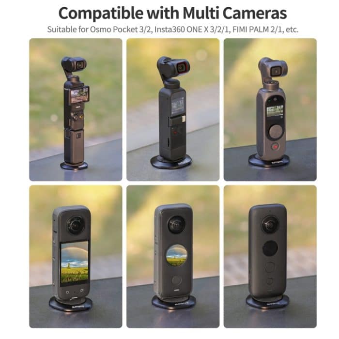 Sunnylife Universal-Magnetfuß aus Metall, 1/4-Zoll-Adapter, drehbarer Ständer aus Aluminiumlegierung, DZ753 – Bild 4