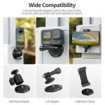 Sunnylife Universal-Magnetfuß aus Metall, 1/4-Zoll-Adapter, drehbarer Ständer aus Aluminiumlegierung, DZ753 – Bild 6