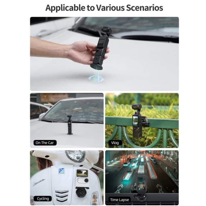 Sunnylife Universal-Magnetfuß aus Metall, 1/4-Zoll-Adapter, drehbarer Ständer aus Aluminiumlegierung, DZ753 – Bild 7