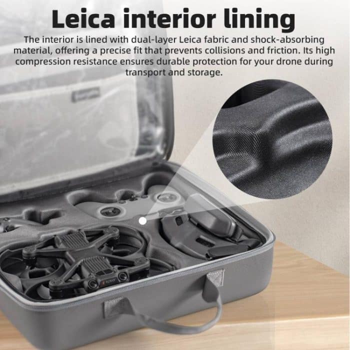 Für DJI Air 3 / Air 3S / Avata 2 STARTRC Dual-Drone Schulter Aufbewahrungstasche PU Handtasche, For DJI Air 3 / Air 3S / Avata 2 – Bild 9