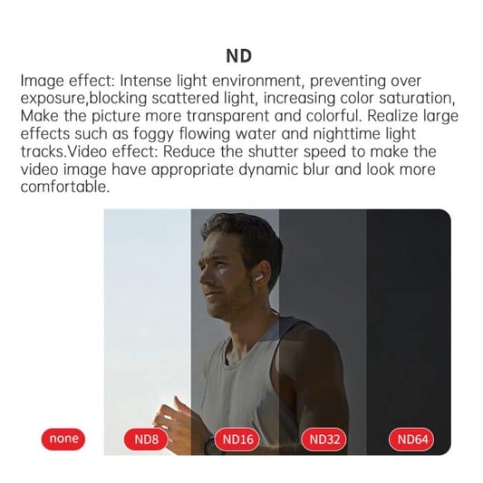 Für DJI Air 3S STARTRC 6 in 1 ND8 ND16 ND32 ND64 UV CPL Objektivfilter – Bild 7