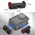 Für DJI Osmo Action 5 Pro/4/3 Sunnylife Faltbare magnetische Schnellwechselhalterung Action-Kamera Selfie-Stick Stativadapter Cam Stand, AD887 – Bild 2