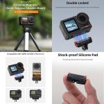 Für DJI Osmo Action 5 Pro/4/3 Sunnylife Faltbare magnetische Schnellwechselhalterung + magnetischer Kaltschuhadapter, AD938+AD887 – Bild 4