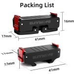 Für DJI Osmo Action 5 Pro/4/3 Sunnylife Faltbare magnetische Schnellwechselhalterung + magnetischer Kaltschuhadapter, AD938+AD887 – Bild 7