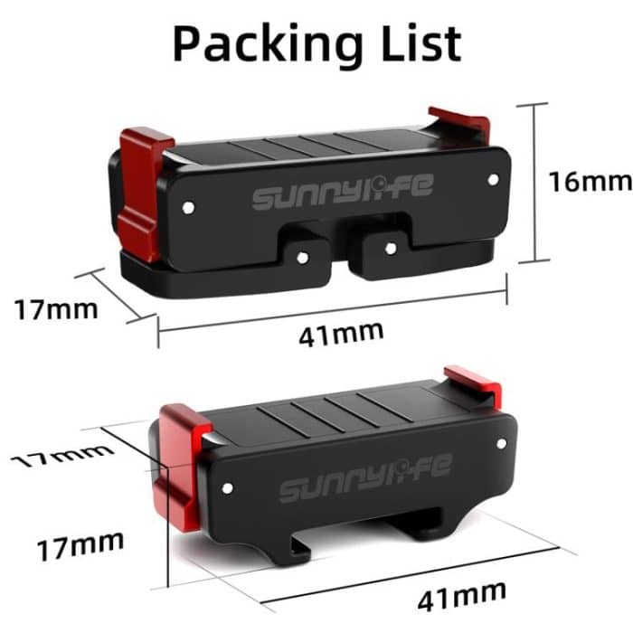 Für DJI Osmo Action 5 Pro/4/3 Sunnylife Faltbare magnetische Schnellwechselhalterung + magnetischer Kaltschuhadapter, AD938+AD887 – Bild 7