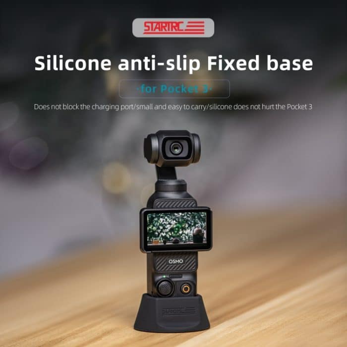 Für DJI Osmo Pocket 3 STARTRC Silikon-Desktop-Basishalterung, Silicone Desktop Base – Bild 3