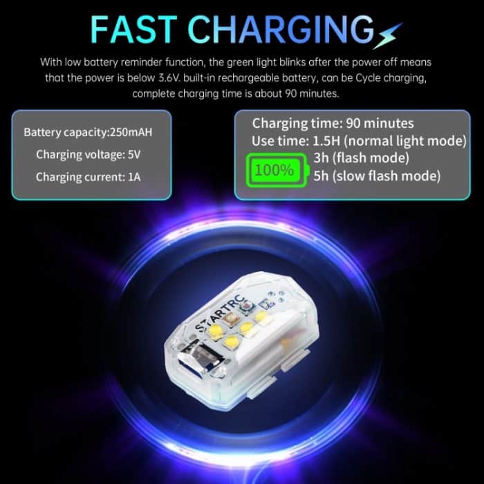 STARTRC Drone Strobe Night Alarm LED-Licht – Bild 5