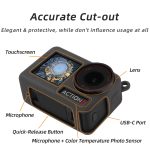 Für DJI Osmo Action 5 Pro/4/3, 2 Stück Sunnylife-Objektivdeckel aus Silikon – Bild 3