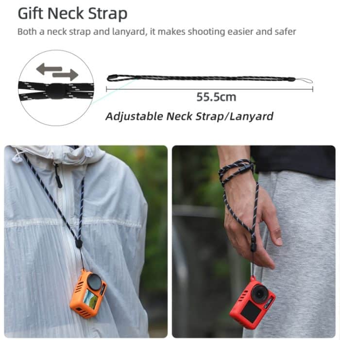 Für DJI Osmo Action 5 Pro/4/3, 2 Stück Sunnylife-Objektivdeckel aus Silikon – Bild 4