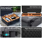 Für DJI Air 3S / 3 Sunnylife Sicherheits-Tragetasche Große Kapazität Wasserdicht Stoßfest Harte Reisetasche, For DJI Air 3S / 3 – Bild 8