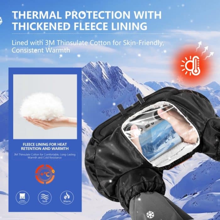 STARTRC Universal-Drohnenfernbedienung, warme Winterhandschuhe, V2 – Bild 5