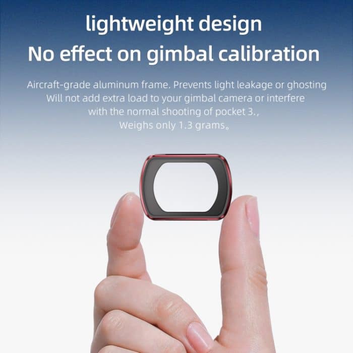 Für DJI OSMO Pocket 3 STARTRC 1/4 schwarzer Nebelfilter – Bild 5