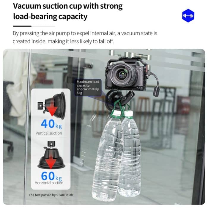 Für DJI OSMO Tasche 3 STARTRC Saugnapf Halter Expansion Adapter Halterung, For DJI OSMO Pocket 3 Suction Cup Holder – Bild 3