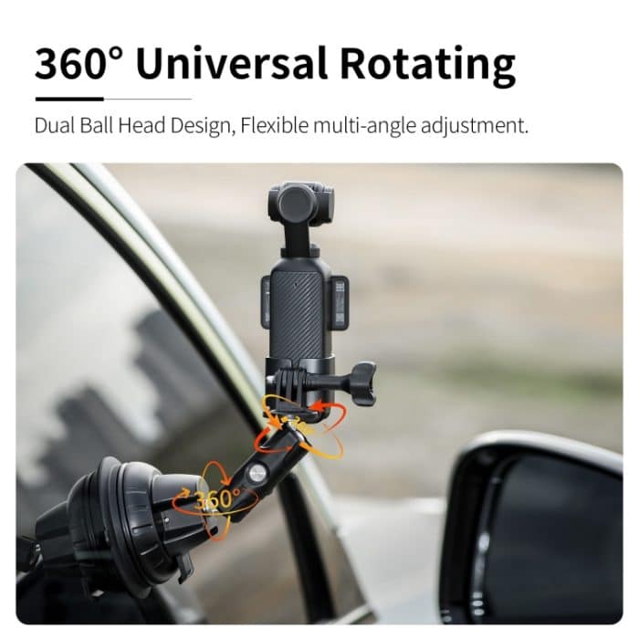 Für DJI OSMO Tasche 3 STARTRC Saugnapf Halter Expansion Adapter Halterung, For DJI OSMO Pocket 3 Suction Cup Holder – Bild 5